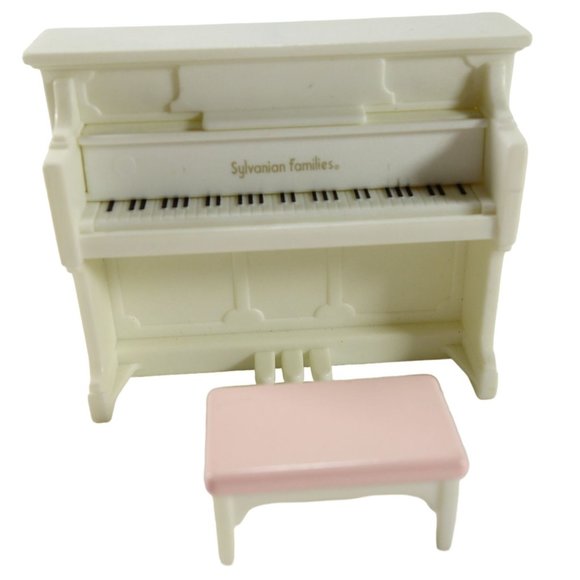 Calico Critters Red Roof Country Home Dollhouse Piano and Bench Replacement Part - Picture 1 of 7